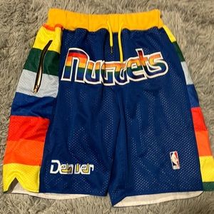 Retro Denver nuggets style shorts